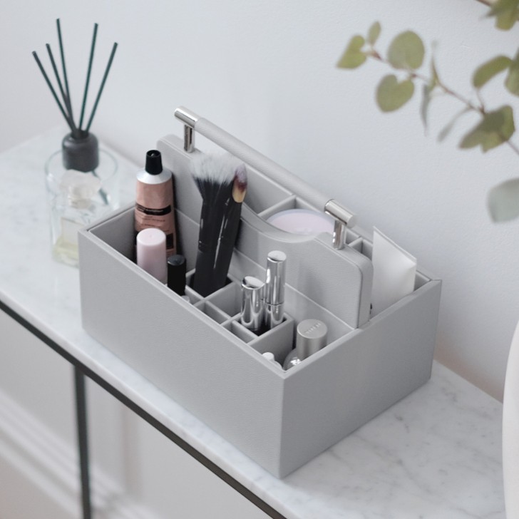 Stackers Organizzatore di cosmetici grigio ciottolo