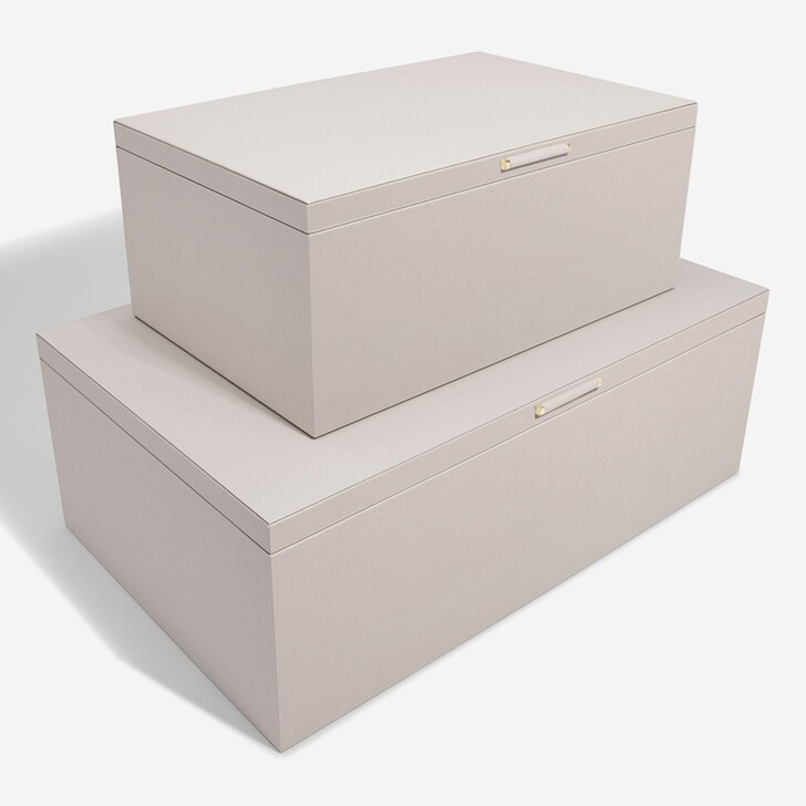 Stackers Taupe Storage Box Set