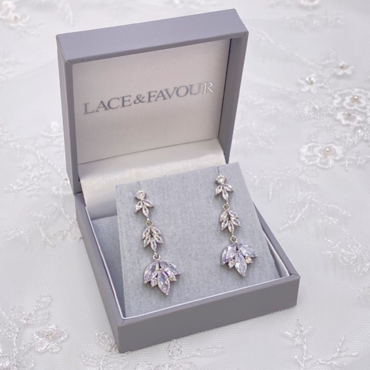 Tanzania Cubic Zirconia Drop Earrings