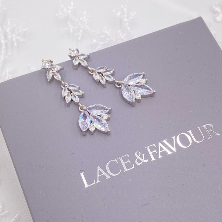 Tanzania Cubic Zirconia Drop Earrings