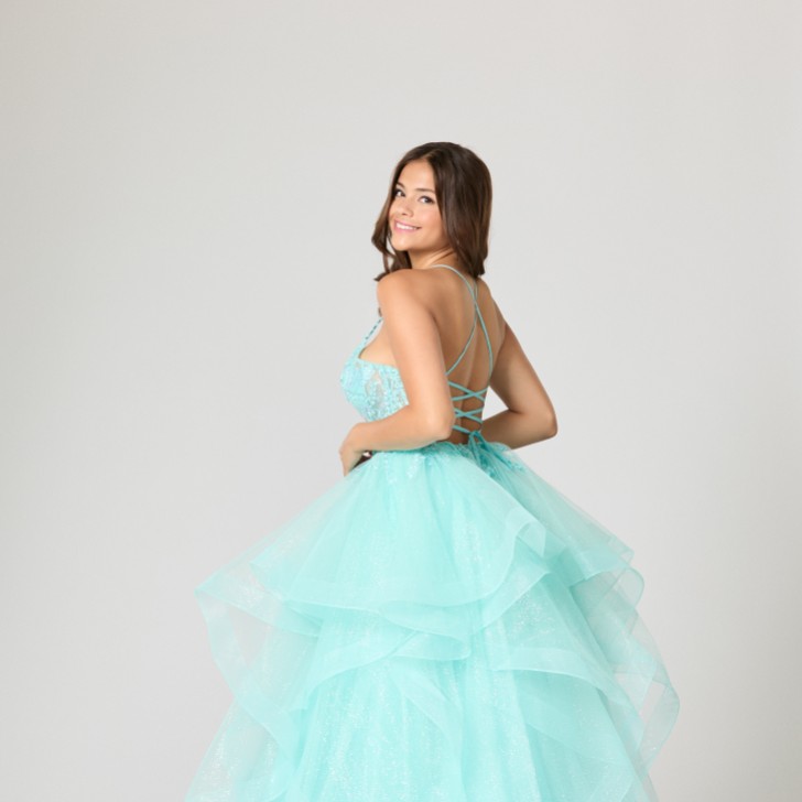 Tiffanys Abby Aqua Blue TFY Prom Dress