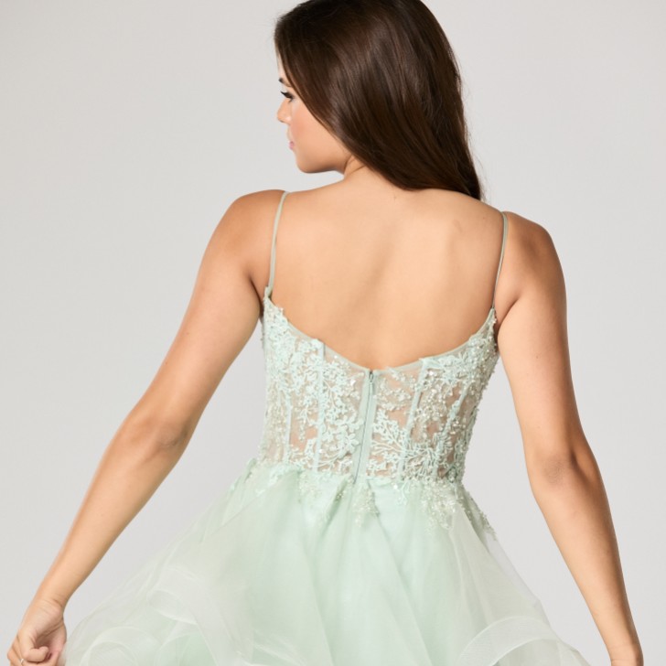 Tiffanys Hayley Sage Green TFY Prom Dress