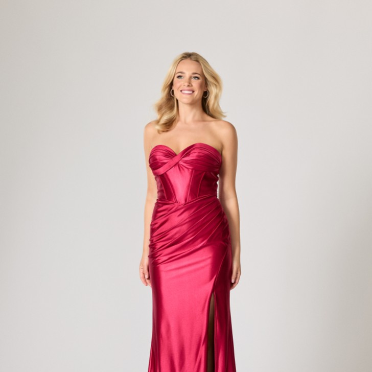 Tiffanys Jersey Red TFY Prom Dress