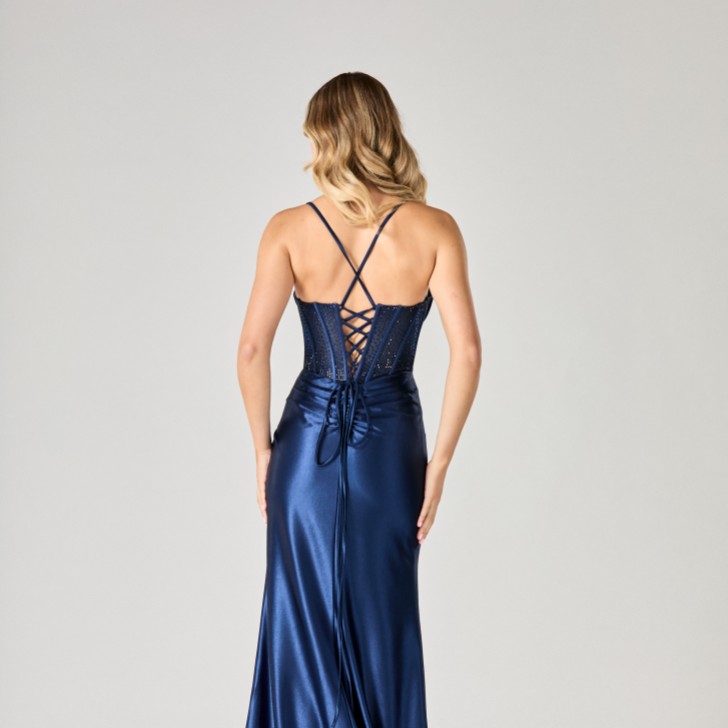 Tiffanys Lulu Navy TFY Prom Dress