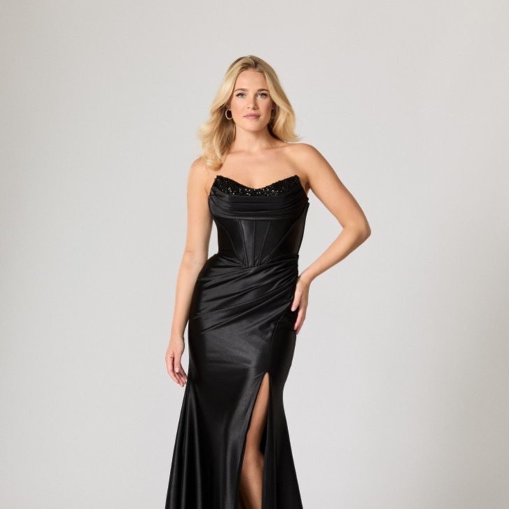 Tiffanys Nova Black TFY Prom Dress