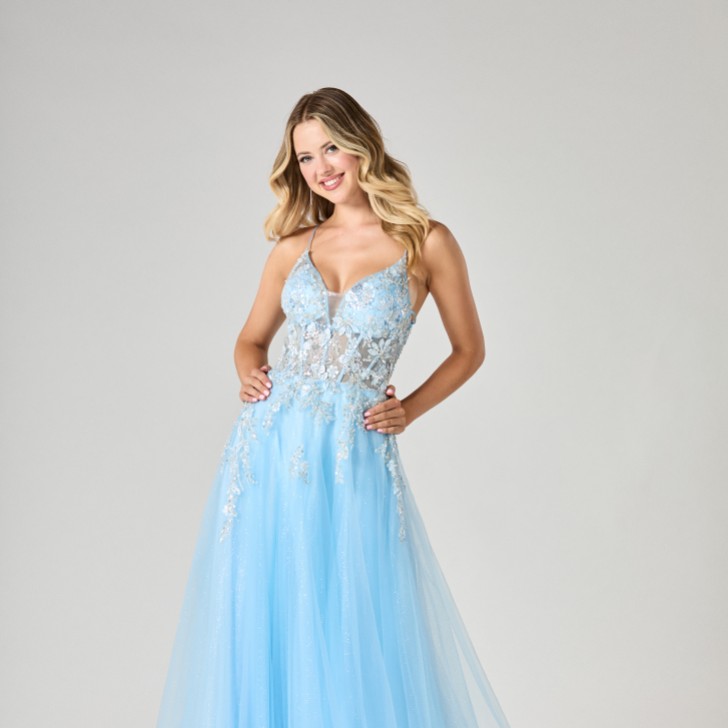 Tiffanys Quinn Pale Blue TFY Prom Dress