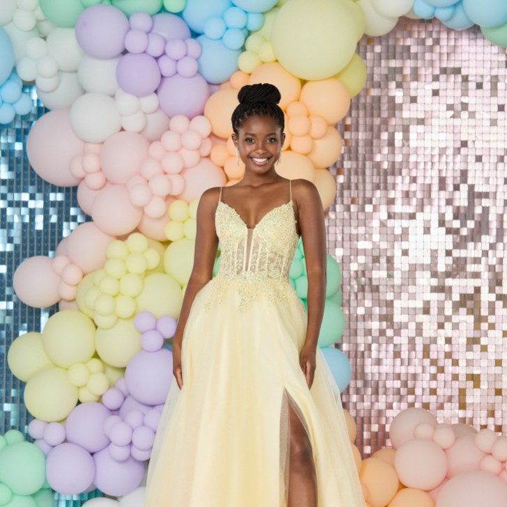 Tiffanys Sabina Lemon Prom Dress