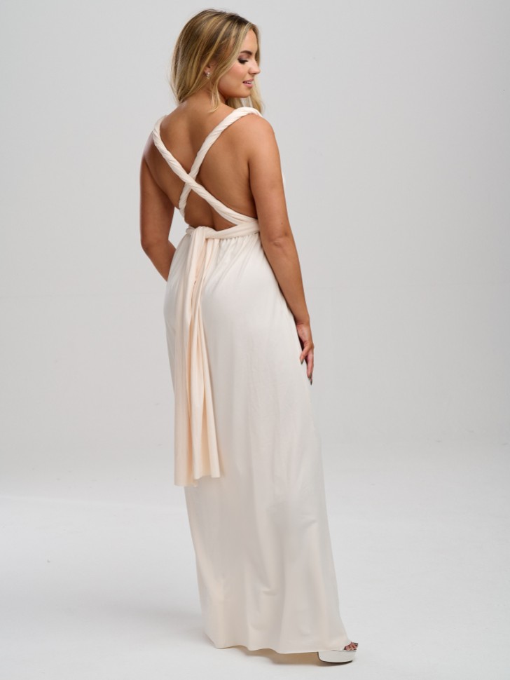 Emily Rose Cream Multiway Bridesmaid Dress (One Size)