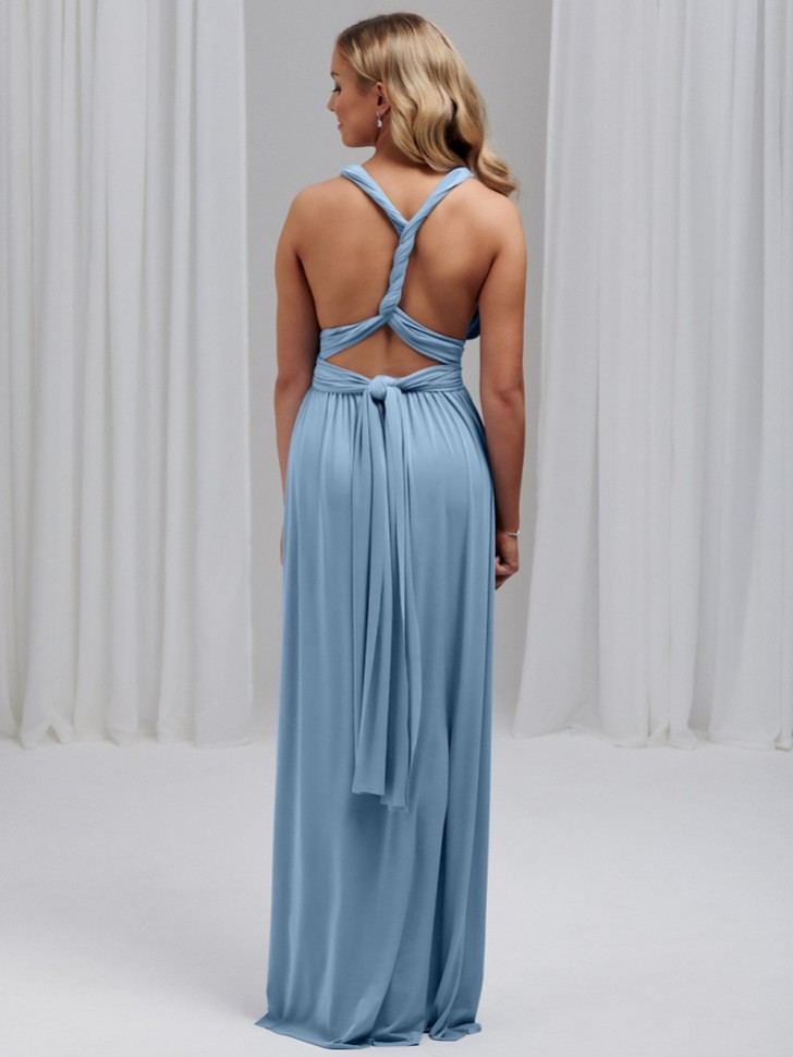 Emily Rose Dusty Blue Multiway Bridesmaid Dress (One Size)