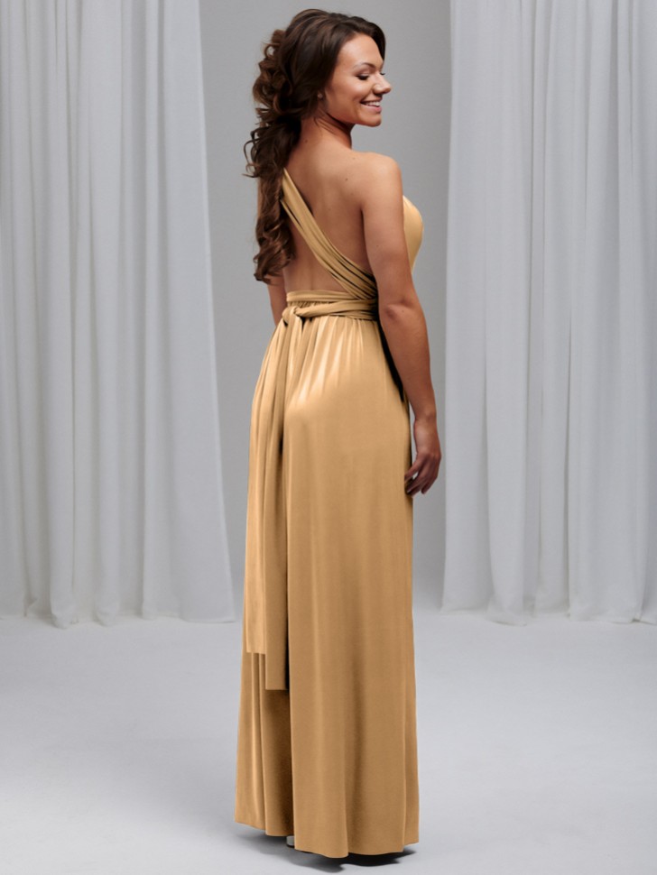 Emily Rose Gold Multiway Bridesmaid Dress (One Size)