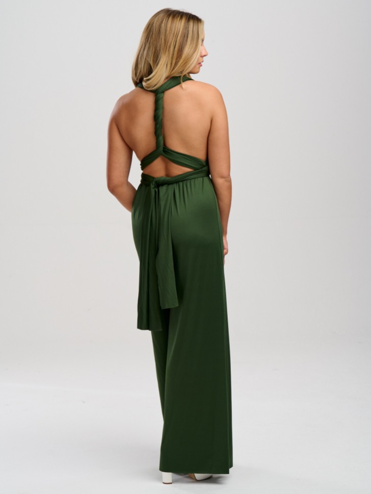 Emily Rose - Tuta da damigella multiway verde oliva (taglia unica)