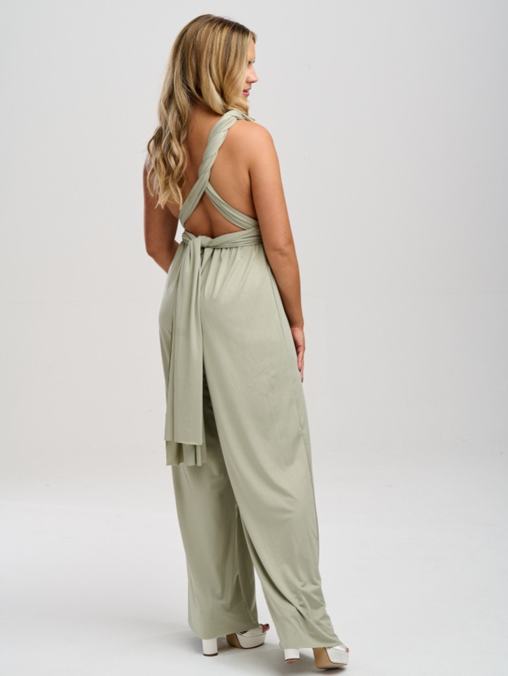 Emily Rose - Tuta da damigella multiway verde salvia (taglia unica)