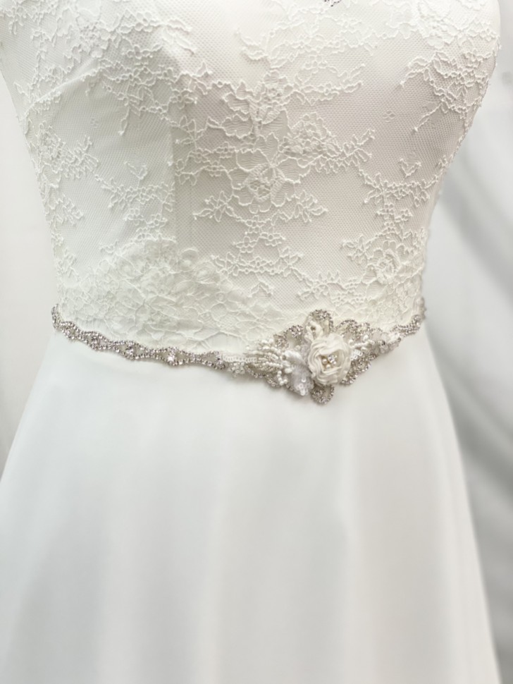 Harper Rose Beaded and Diamante Bridal Belt