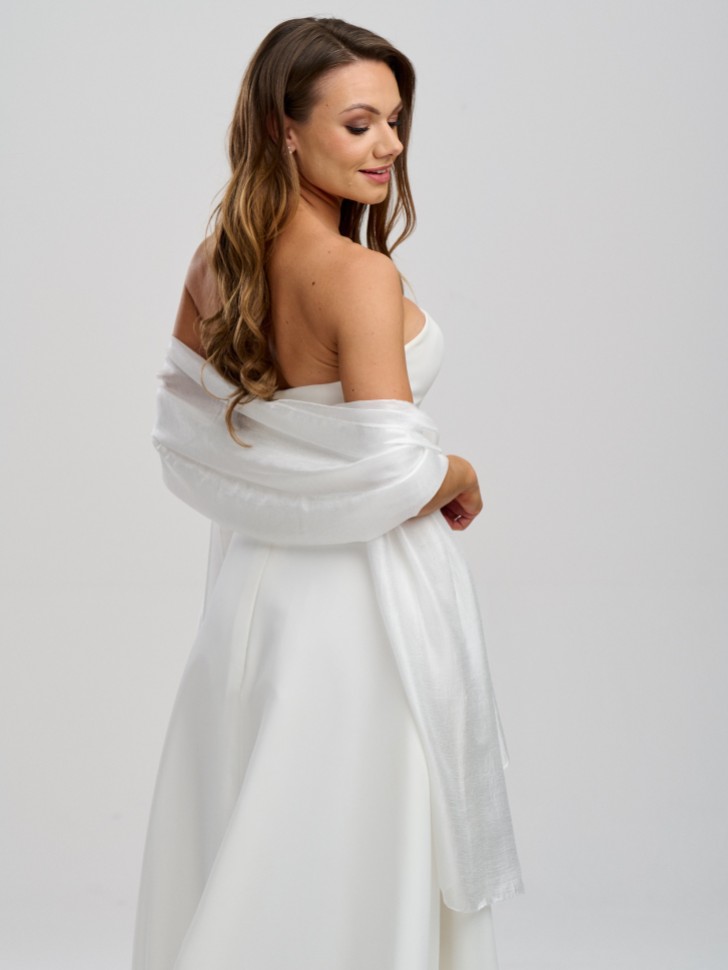 Ivory Lightweight Wedding Shawl