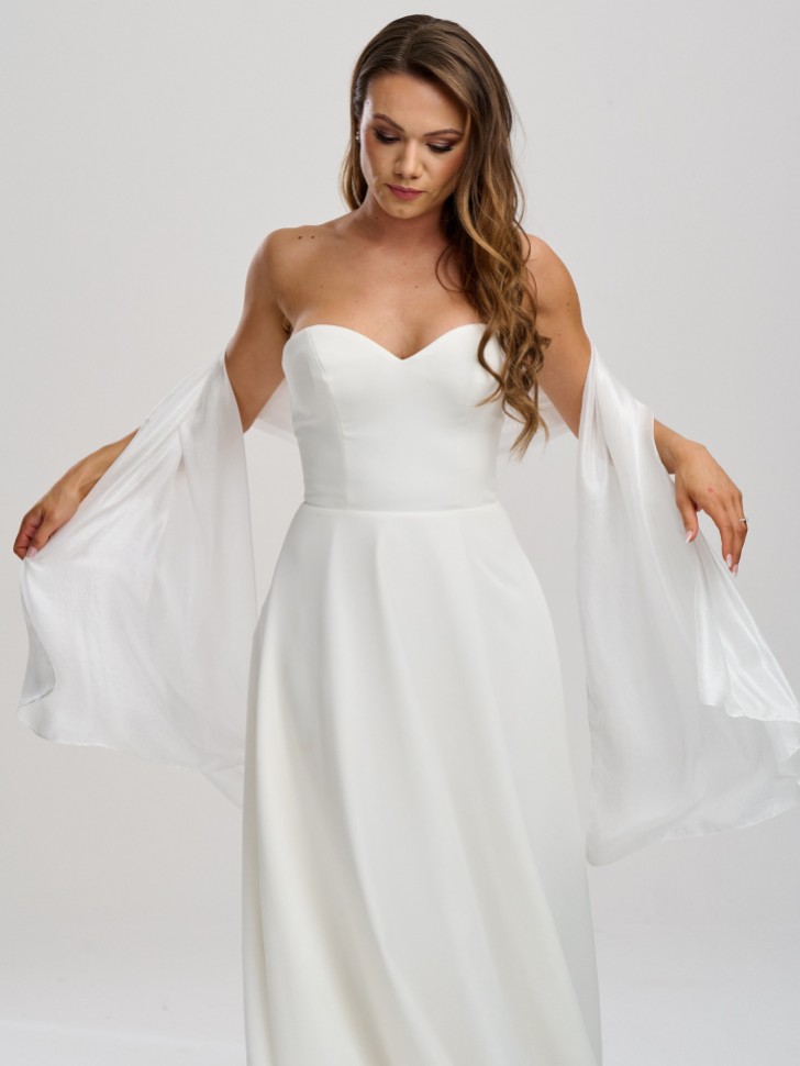 Ivory Lightweight Wedding Shawl