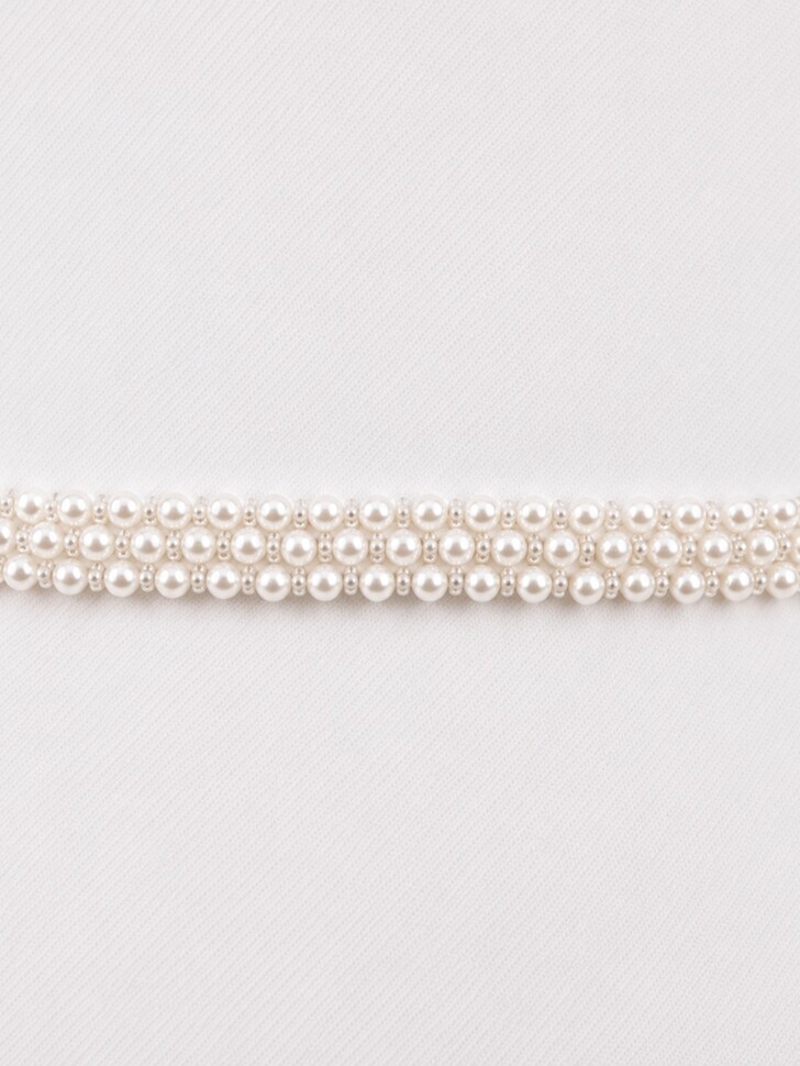 Perfect Bridal Beautiful Delicate Pearl Beaded Bridal Belt
