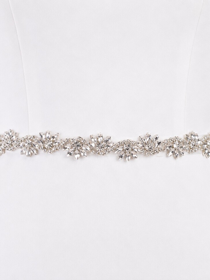 Perfect Bridal Elegant Vintage Crystal Bridal Sash Belt