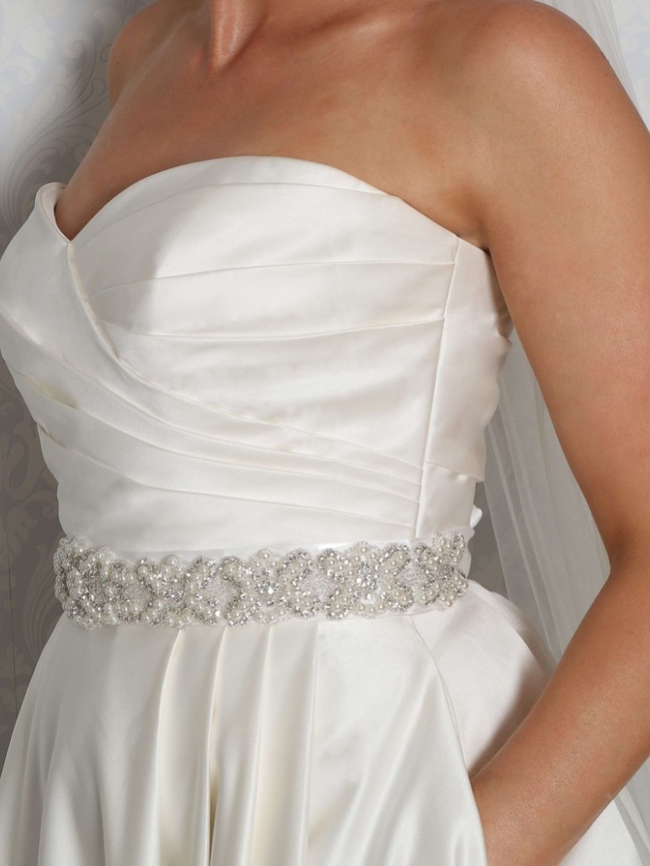 Perfect Bridal Lola Pearl and Crystal Embellished Dress Belt