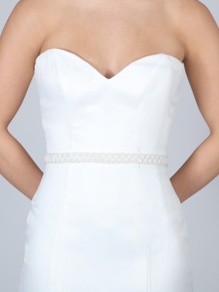 Perfect Bridal Odessa Pearl and Beaded Wedding Belt