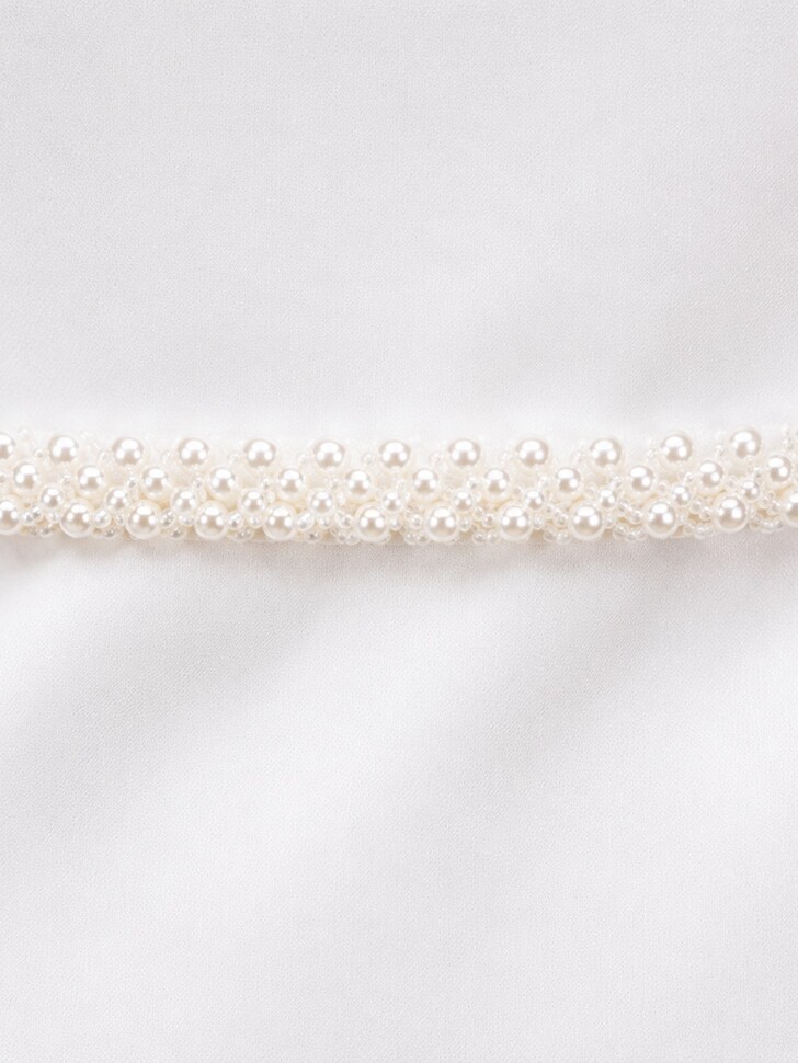 Perfect Bridal Simple Pearl Design Bridal Belt