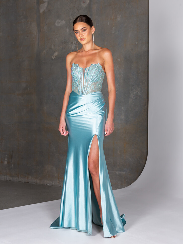 Tania Olsen Daha Mint Prom Dress