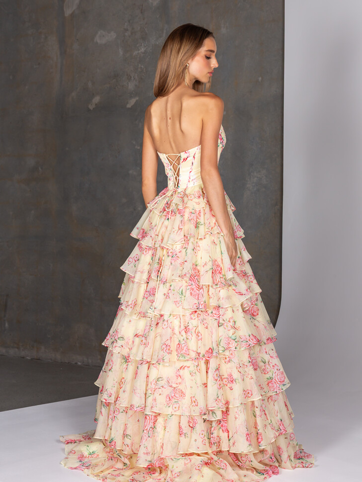 Tania Olsen Dalyce Yellow Prom Dress