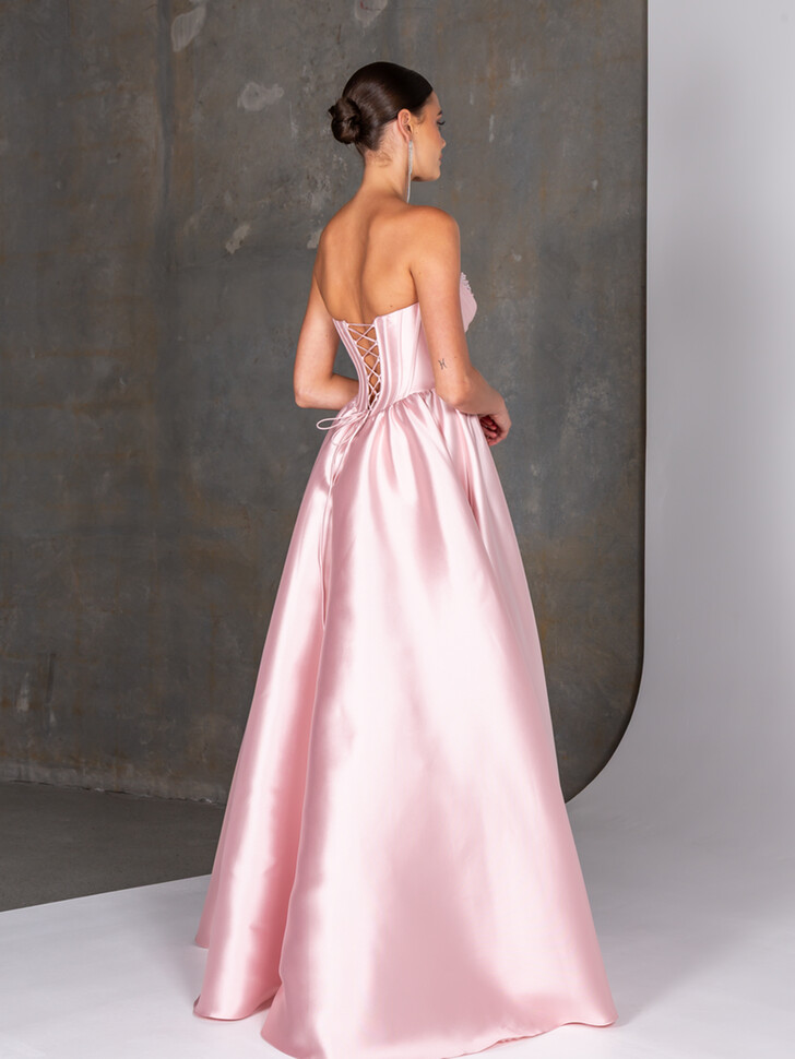 Tania Olsen Damalia Pastel Pink Prom Dress
