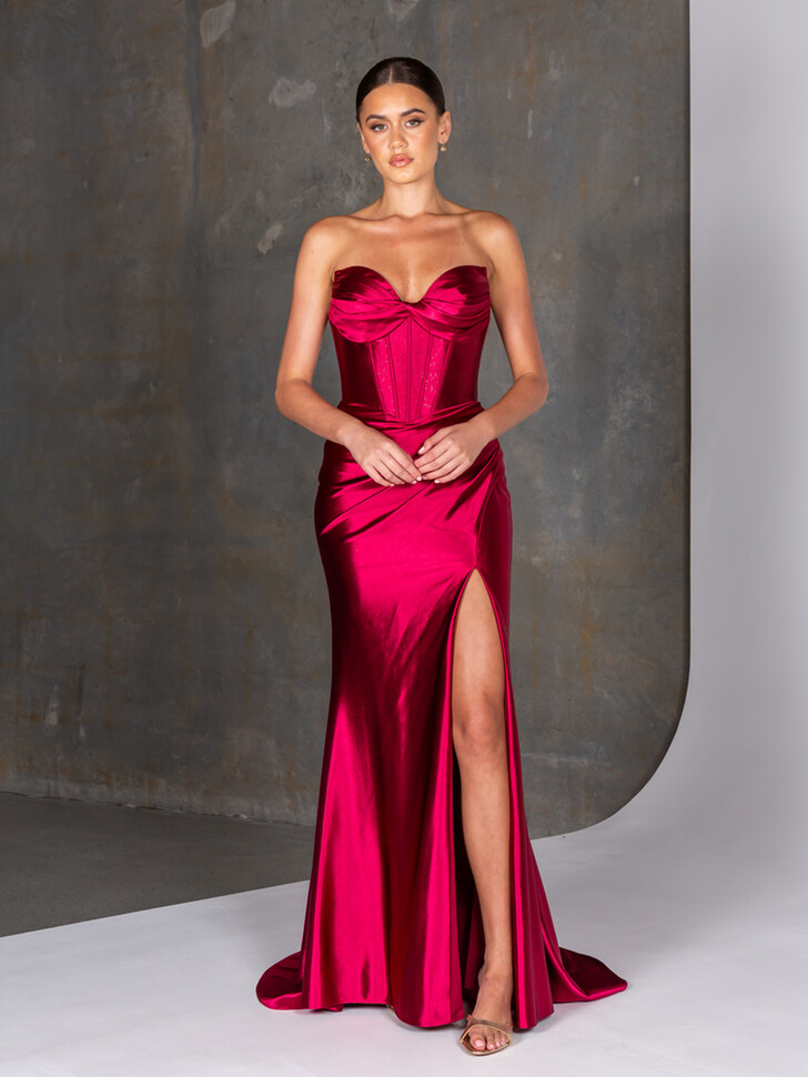 Tania Olsen Dixi Red Prom Dress