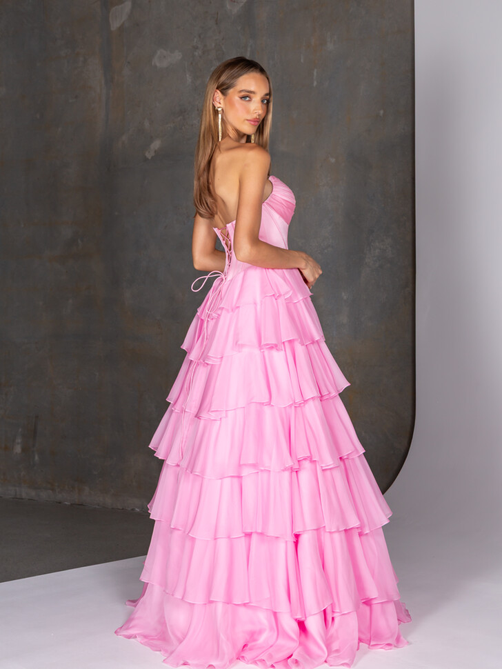 Tania Olsen Donelle Pink Prom Dress