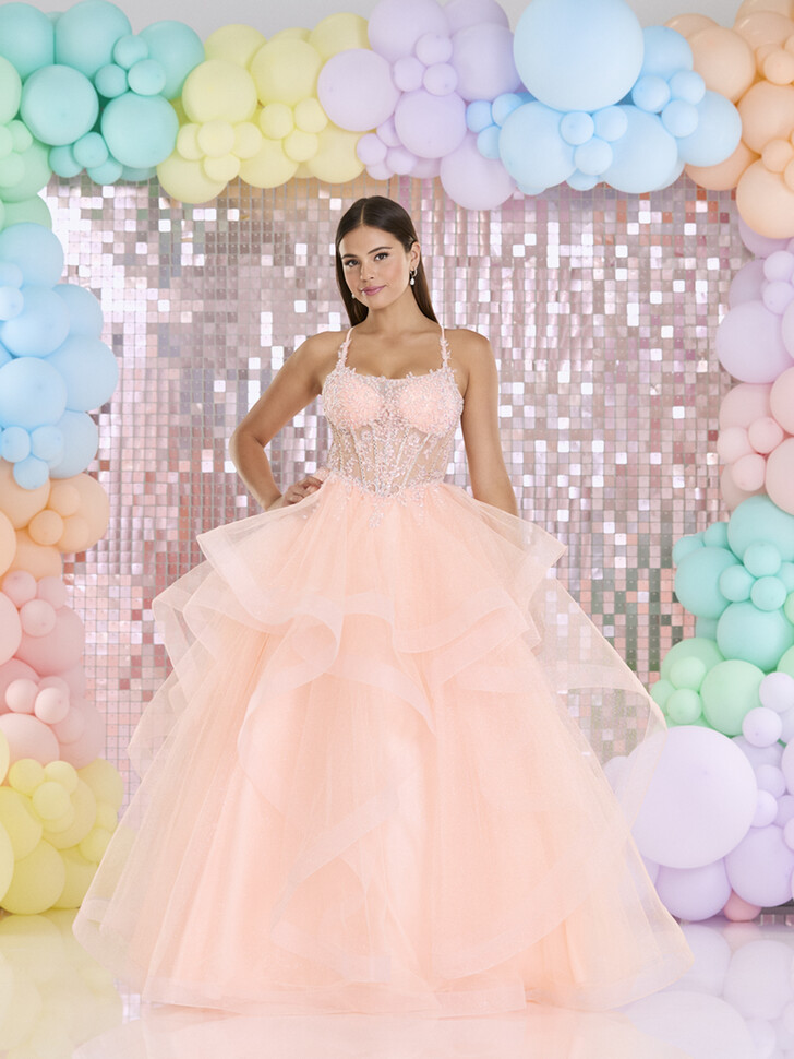 Tiffanys Beatrice Coral TFY Prom Dress