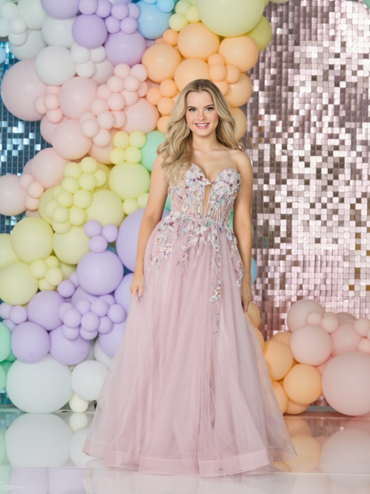 Tiffanys Delta Mauve Prom Dress