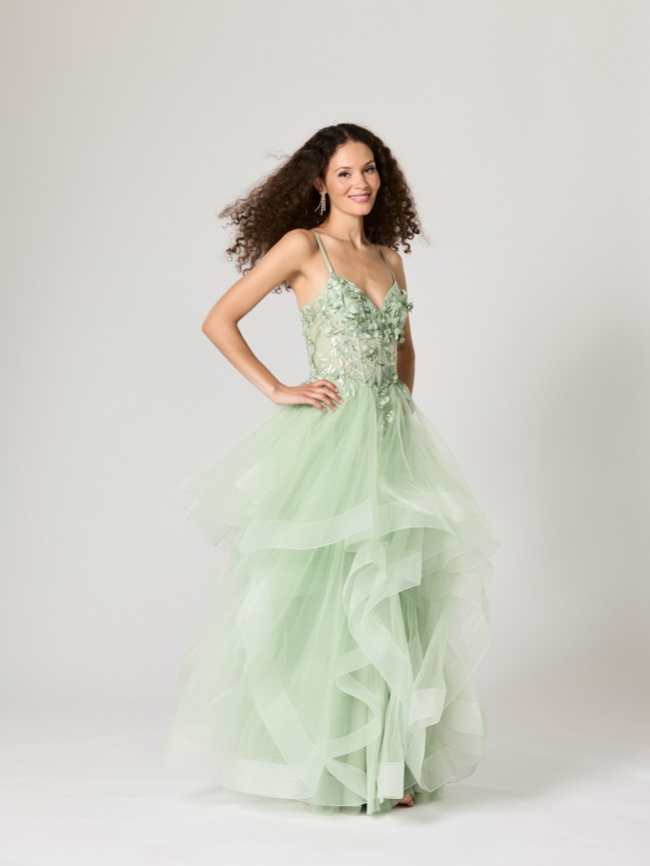 Tiffanys Dream Sage Green TFY Prom Dress