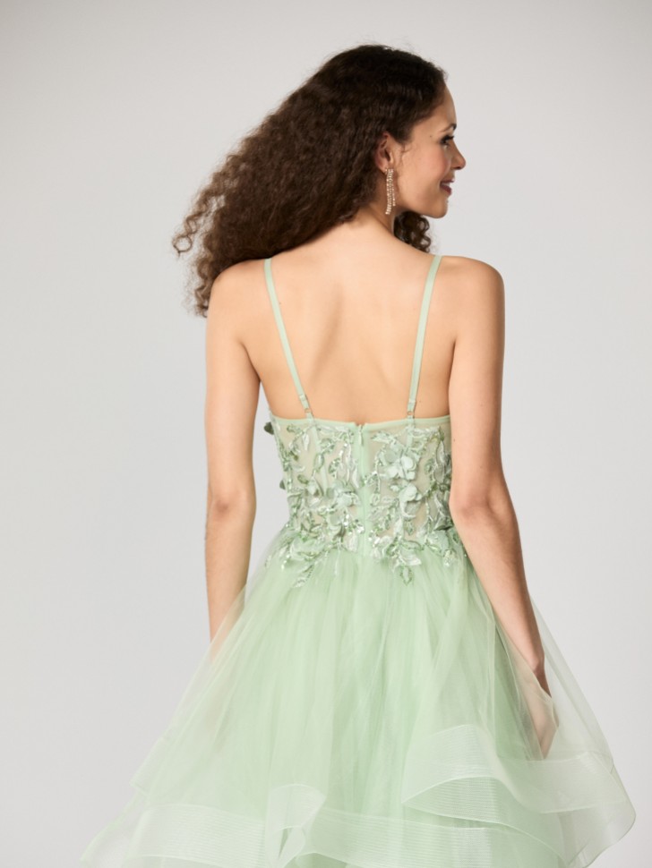 Tiffanys Dream Sage Green TFY Prom Dress