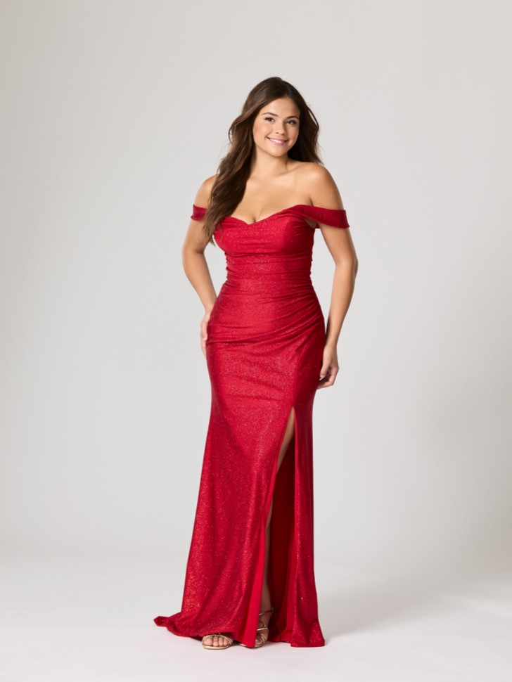 Tiffanys Halo Red TFY Prom Dress