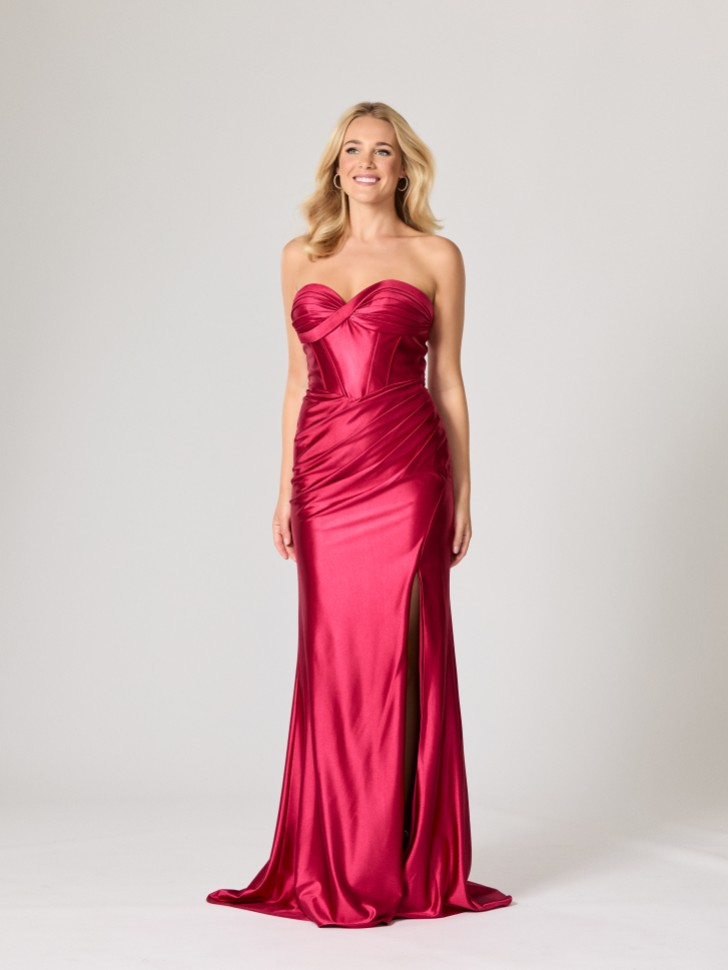 Tiffanys Jersey Red TFY Prom Dress