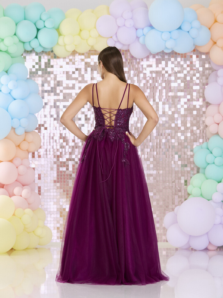 Tiffanys Luisa Grape TFY Prom Dress