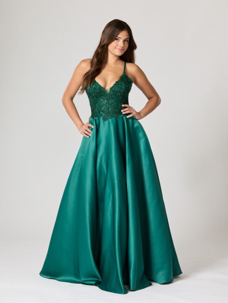Tiffanys Marissa Dark Green TFY Prom Dress