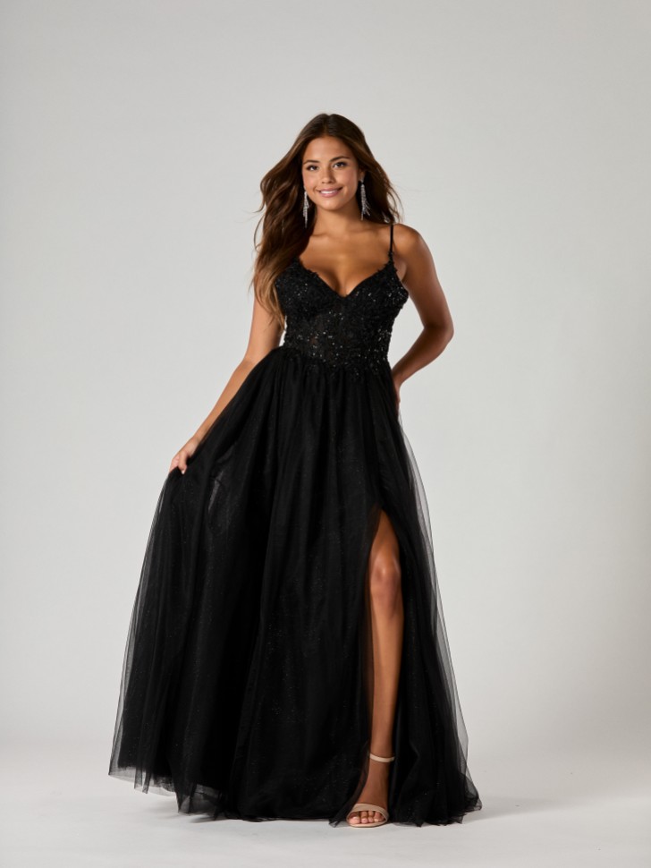 Tiffanys Robyn Black TFY Prom Dress