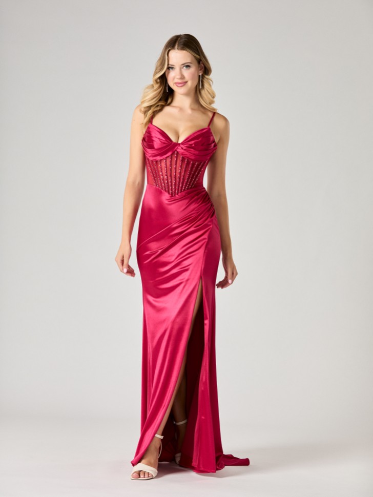 Tiffanys Viola Red TFY Prom Dress