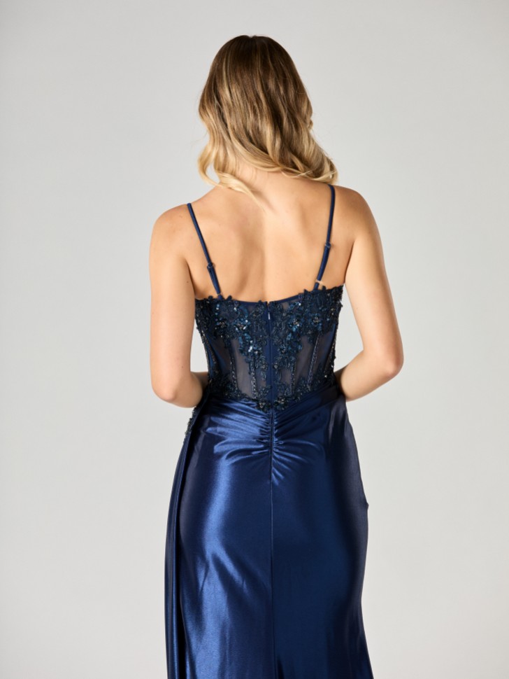 Tiffanys Wynter Navy TFY Prom Dress