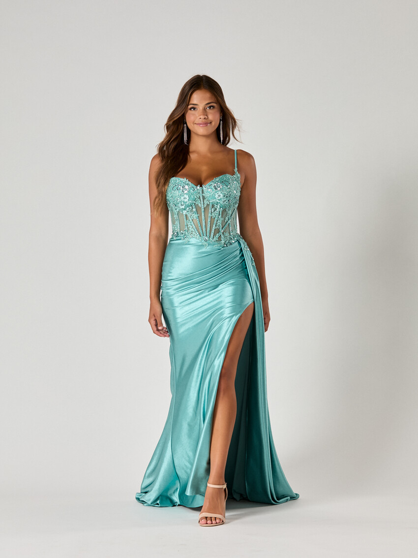 Tiffanys TFY Wynter Duck Egg Blue Prom Dress Tiffanys TFY Wynter Duck Egg Blue Prom Dress