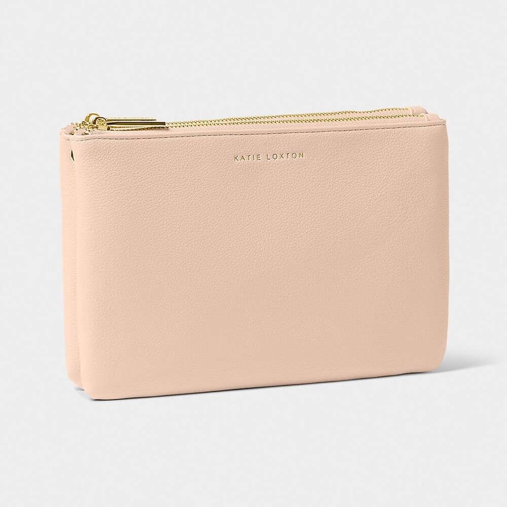 Katie Loxton Nude Pink Duo Pouch