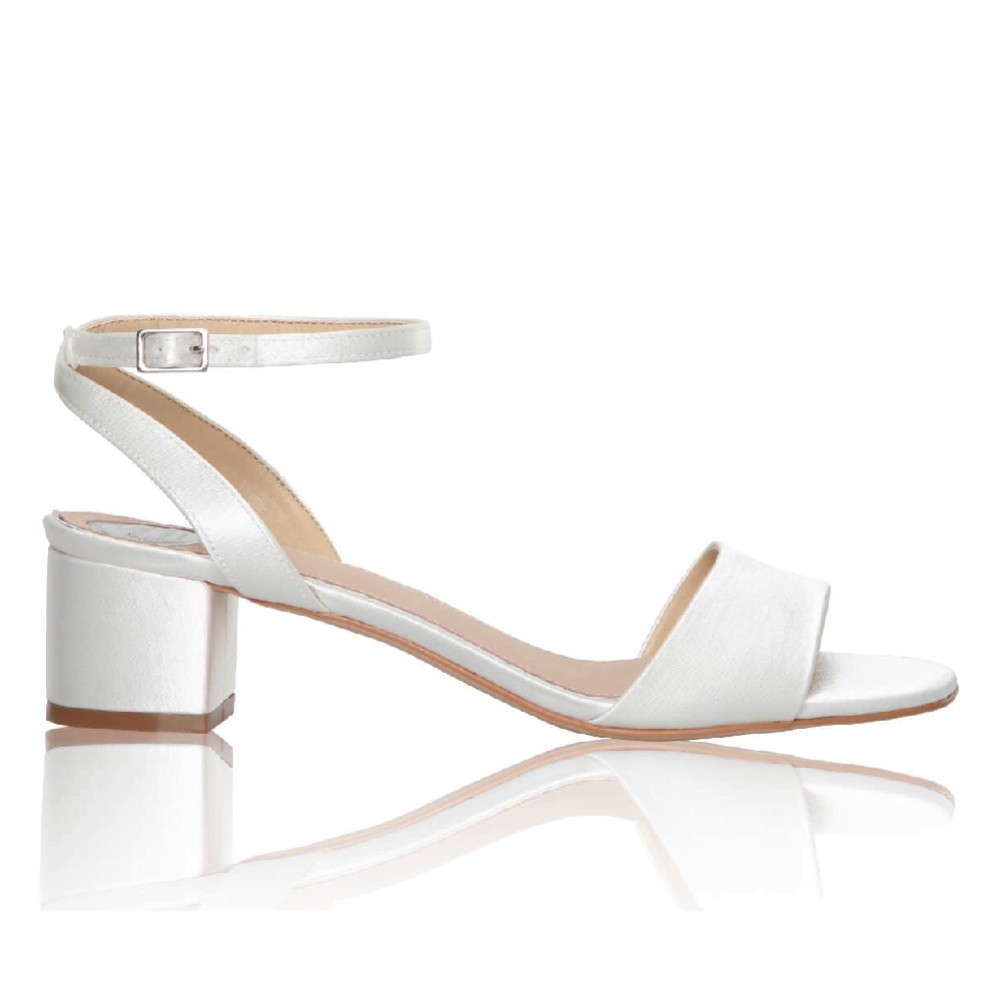 two strap block heel sandals