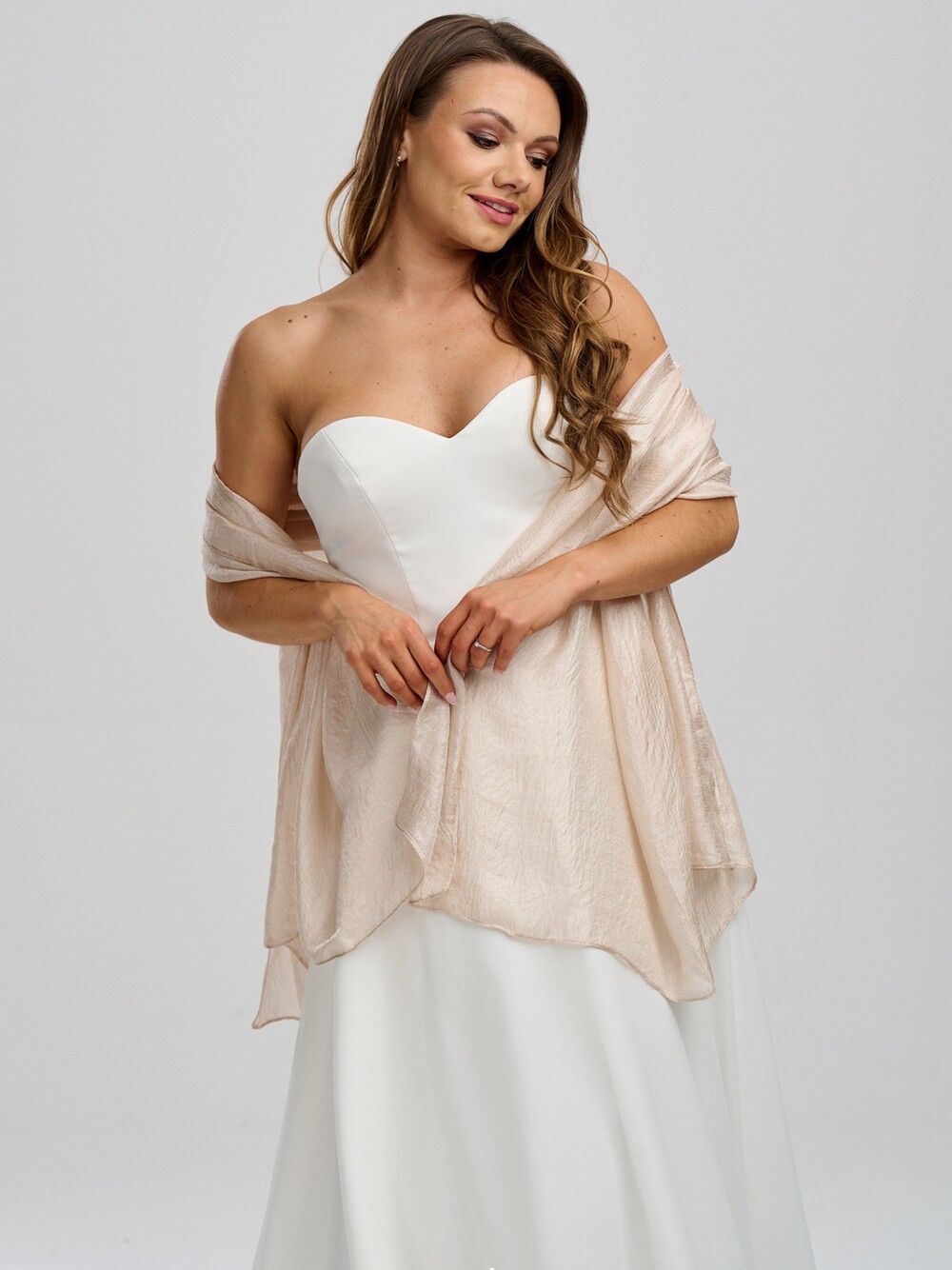 champagne shawl for dress Champagne Wraps