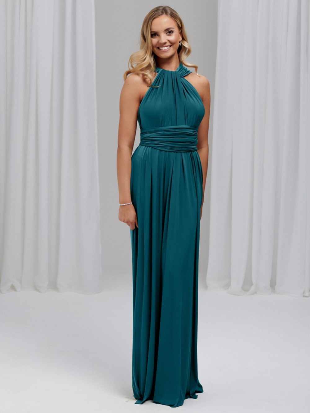 blue dress for baby girl Shop Elegant A-Line Maternity Dresses with Ruffle Sleeves main image 0