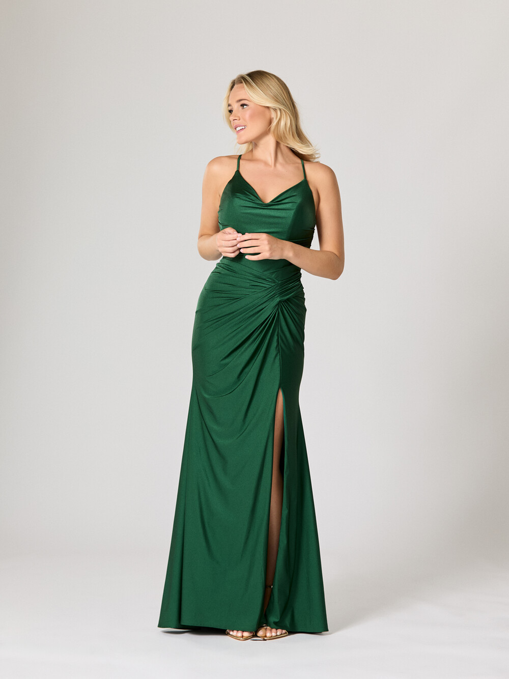 Tiffanys TFY Ophelia Dark Green Prom Dress
