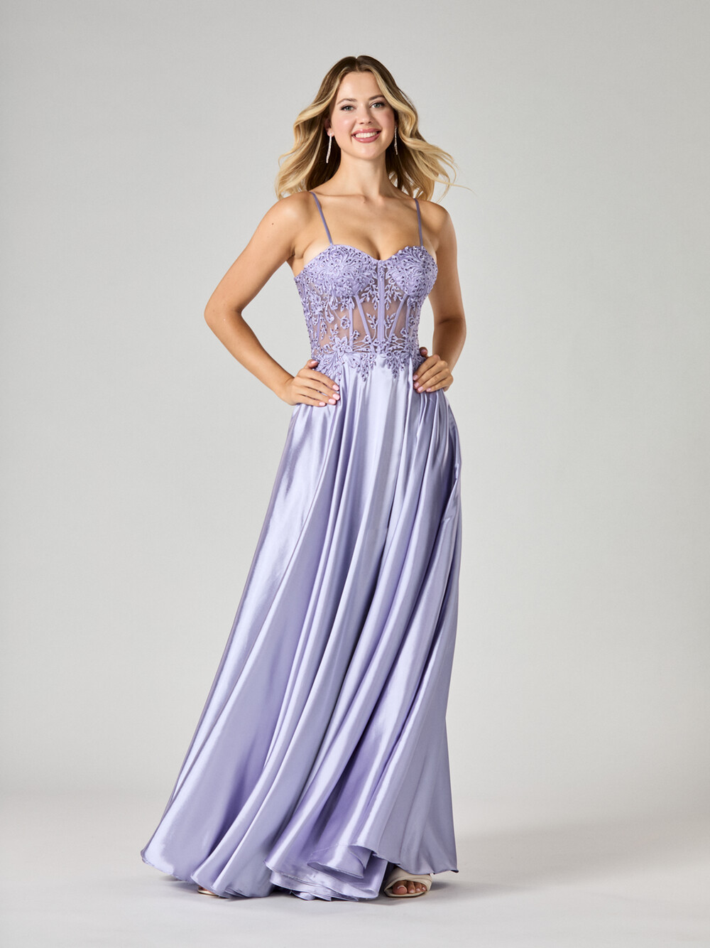 green emerald velvet dress Faviana 11066 Prom Dress - Candy Pink