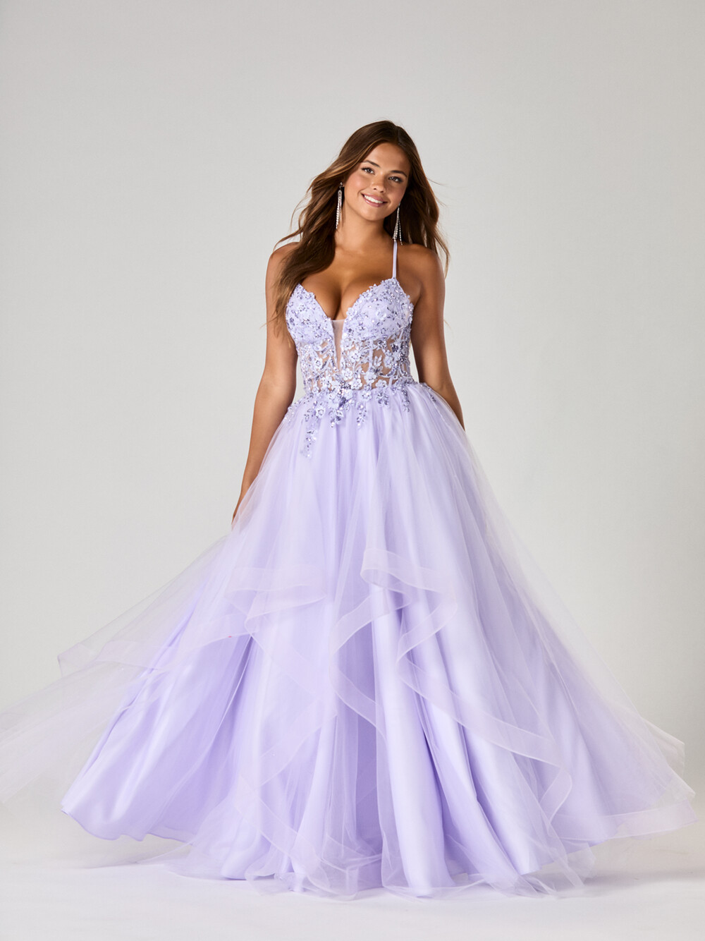 Tiffanys TFY Trinity Lilac Prom Dress Tiffanys TFY Trinity Lilac Prom Dress