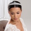 Bridal Hair Bun with Tiara