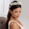 Half Up Half Down Wedding Hair with Tiara